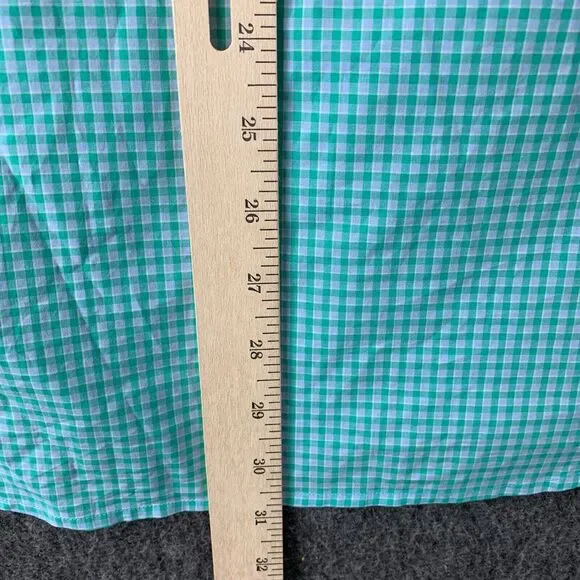 Tommy Bahama The Newport Coast Shirt Mens Large Gingham Flip Cuff Button‎ Up